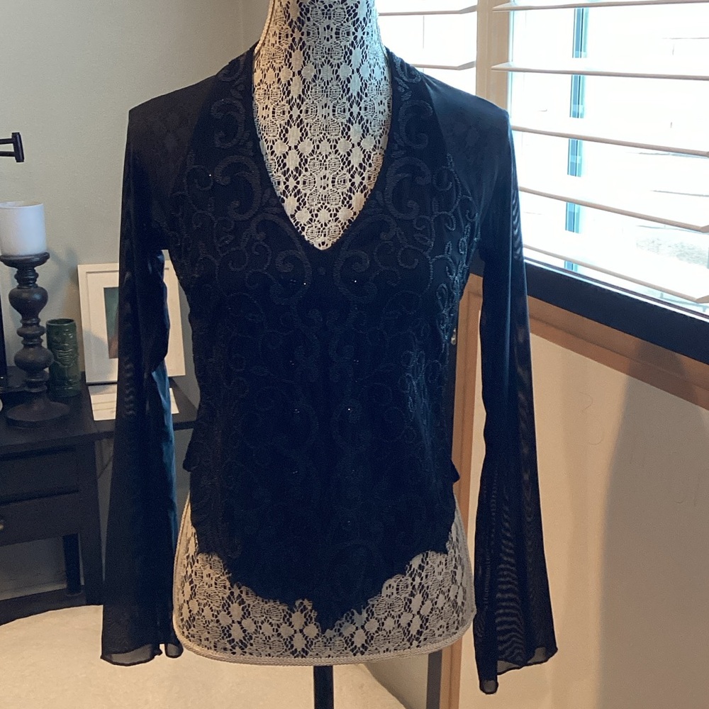 Elegant Black CDC Collection Top